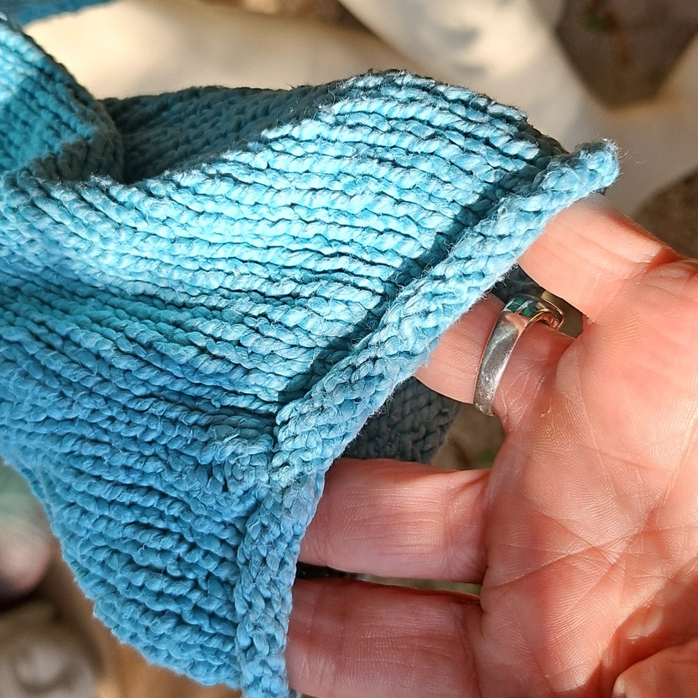 L.L. Bean Blue Turtleneck Sweater - Picture 5 of 10